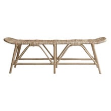 Cameron Rattan Ottoman Bench